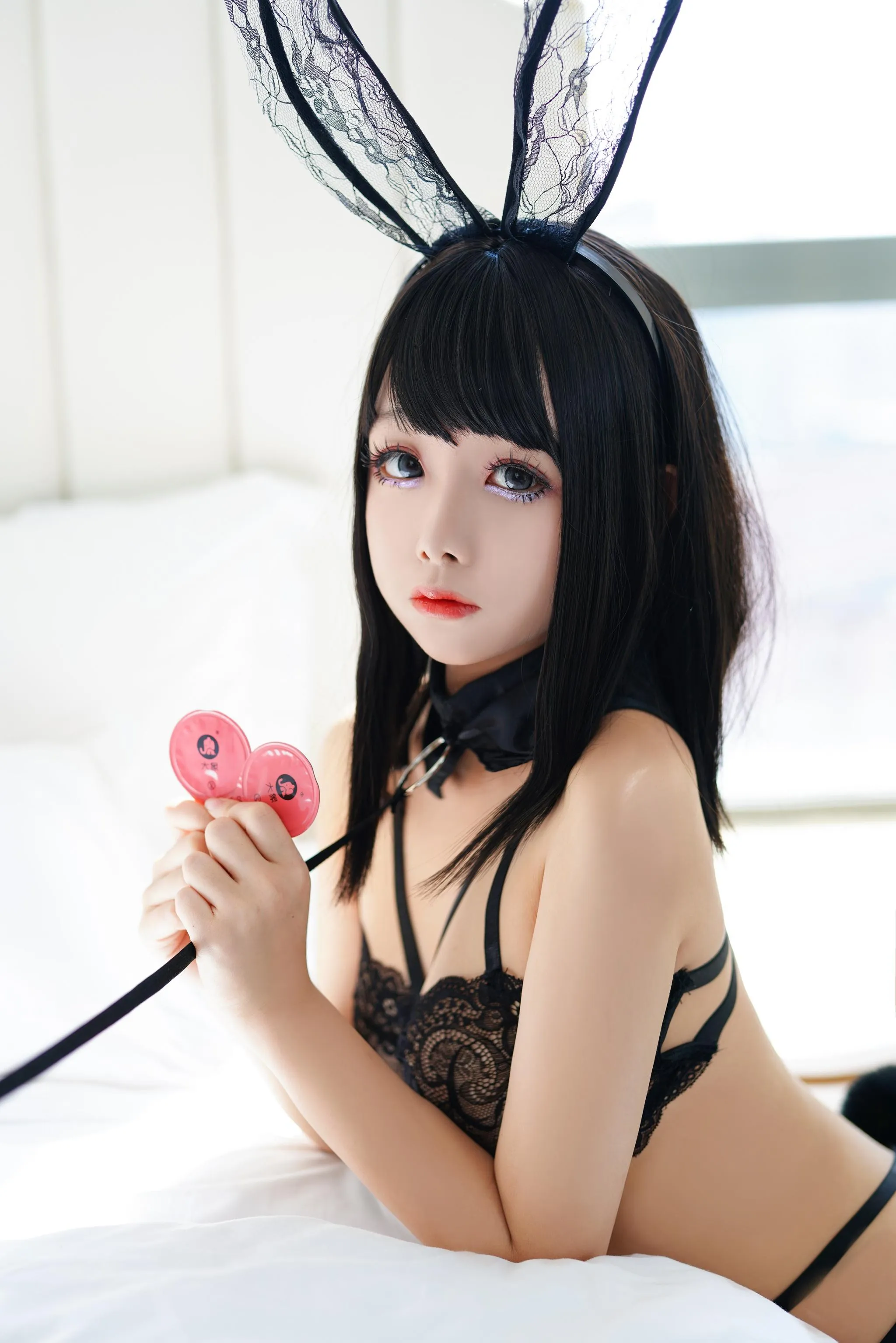 日奈娇 – NO.15 黑色兔兔 [25P]插图2